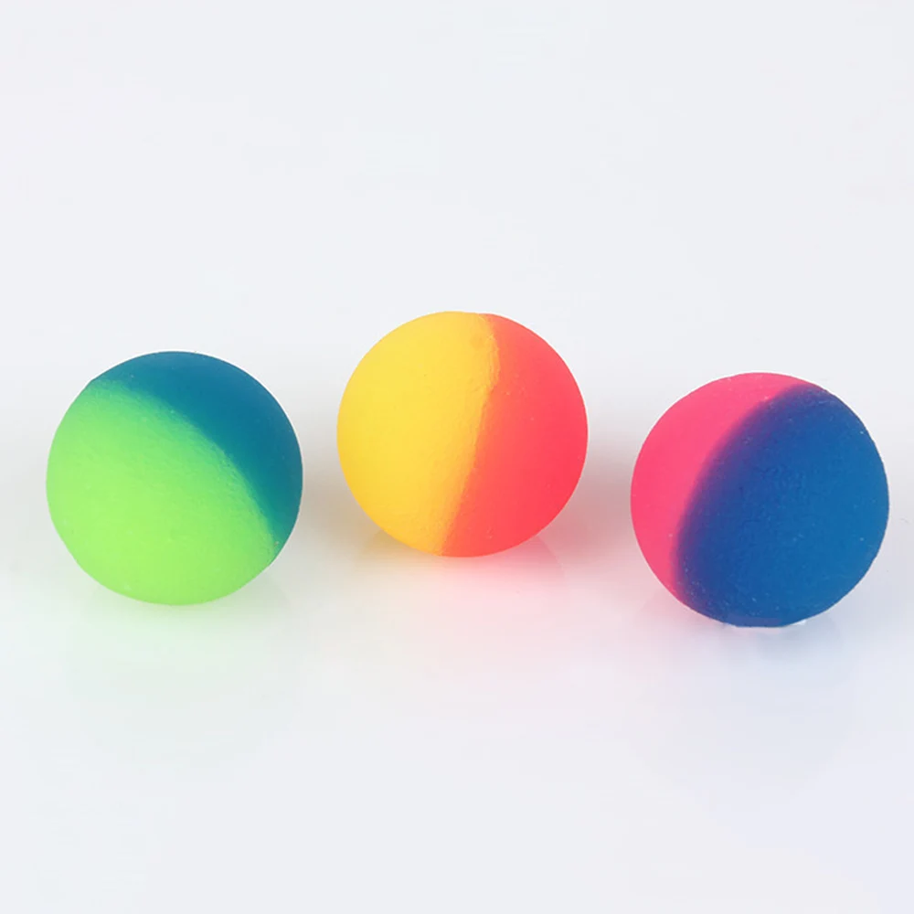 3 pièces/ensemble coloré jouet balle mixte balle rebondissante enfant élastique en caoutchouc enfants en plein air bain jouets gonflables Cool (lot de 3)