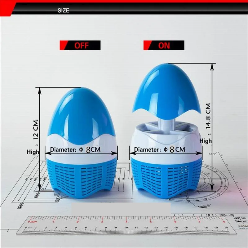 Chiclits USB LED Electric Mosquito Killer Light Inhalation Household Photocatalyst Non-radiation Mute Insect Bug Fly Trap Lamp (6)