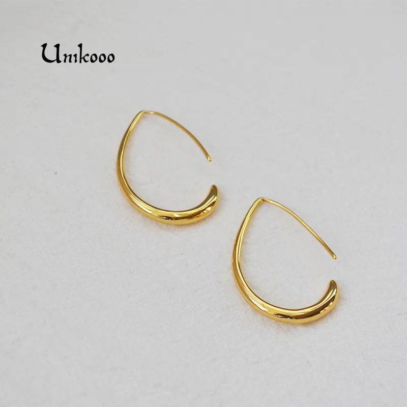 

Korea Design Metal Gold Stud Earrings Irregular Geometric Trendy Earrings for Women Girls Earings Fashion Jewelry 2019