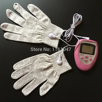 

Freeshipping 1pc Multifunction Portable Full Body Massager Digital Therapy Machine Muscle Pain Relief Acupuncture with gloves