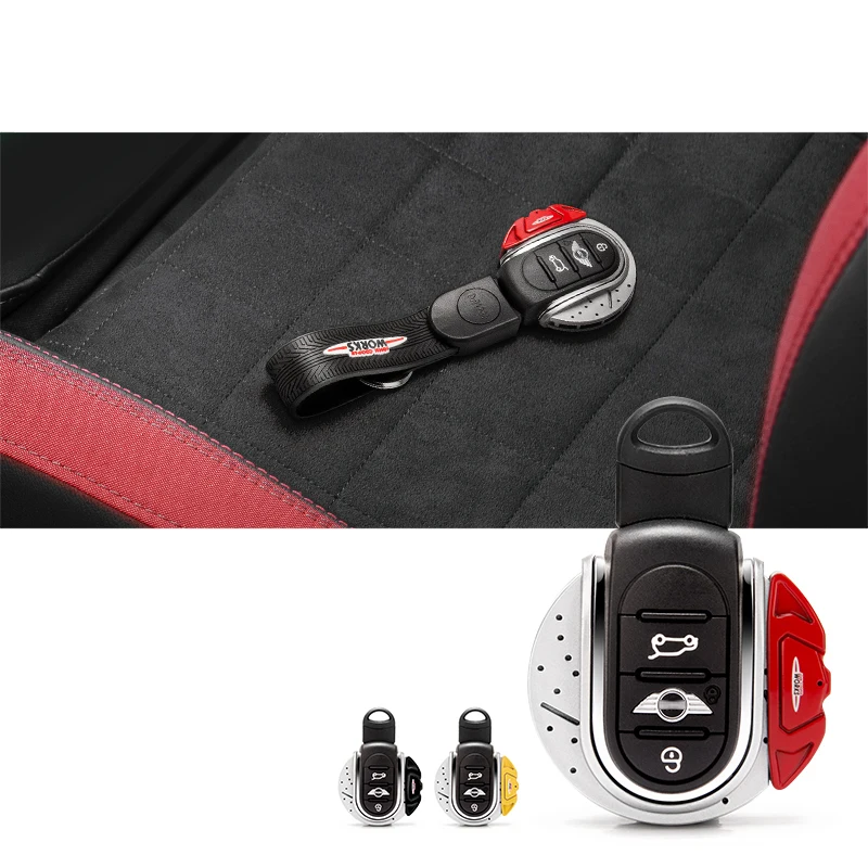 

Car Key Cover JCW Style case For BMW MINI COOPER S JCW ONE F54 F55 F56 F57 F60 CLUBMAN car Key Fob Shell decoration accessories
