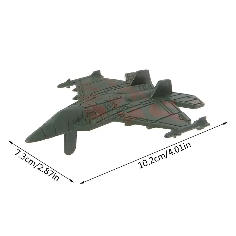 Пластик военный самолет истребитель Модель Дети моделирование самолета игрушки коллекция украшения Dec17