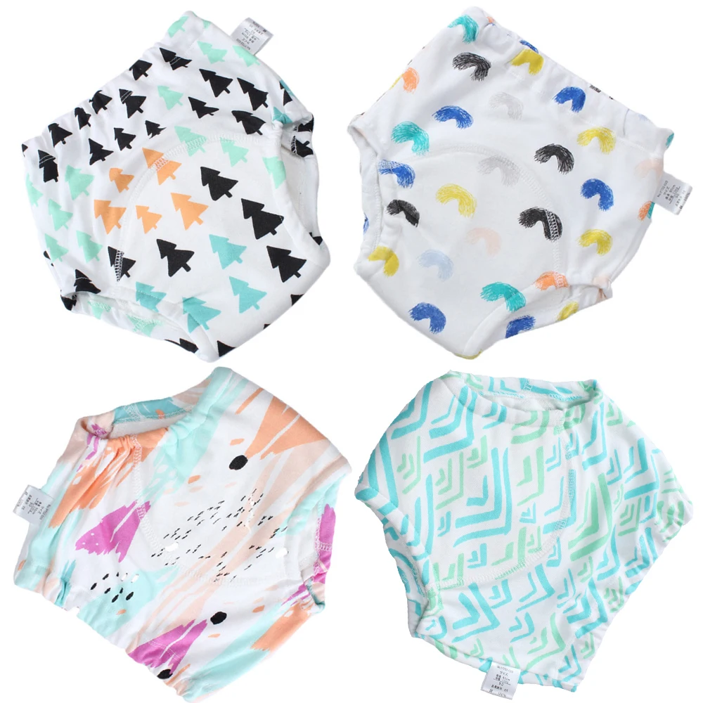 

Baby Cotton Underwear Infant Toddler Waterproof Training Pants Washable Reusable Cloth Diaper Baby Changing Nappy Panties