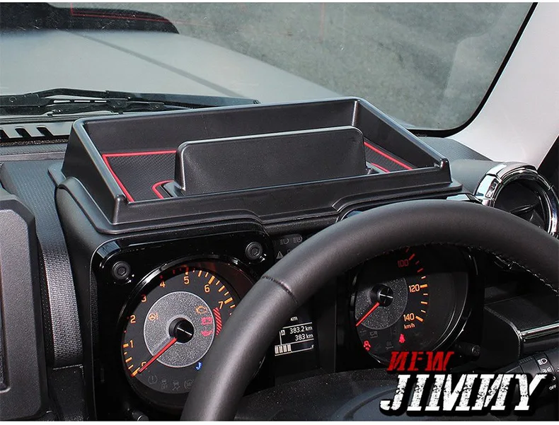 Автомобильные аксессуары Передняя центральная консоль приборная панель коробка для хранения держатель для Suzuki Jimny - Название цвета: Red