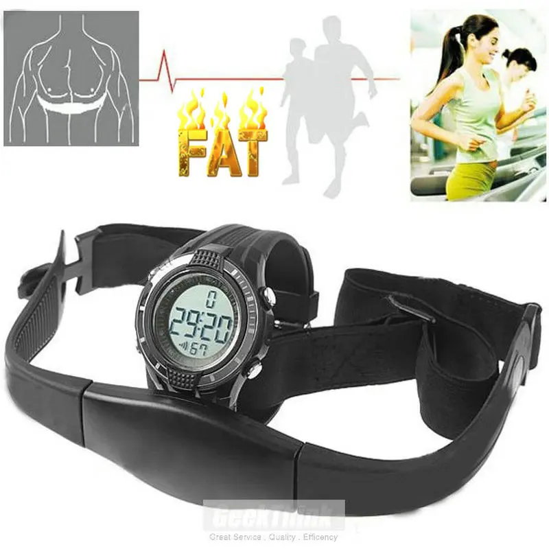Pulse Calories Wireless Heart Rate Monitor watch Sports Fitness