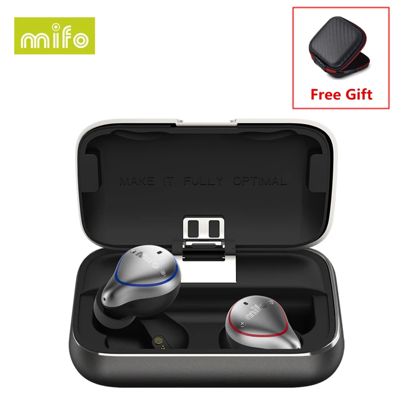 

Mifo O5 TWS True Wireless Bluetooth 5.0 Earphones in-ear Earbuds iPX7 Waterproof Hifi Stereo Earphone with 2600mAh Charging base