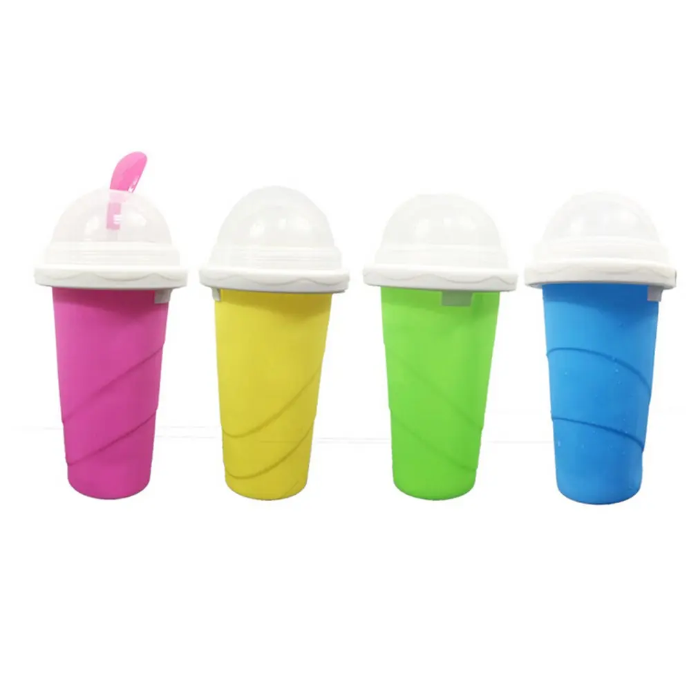 

Magic Smoothie Cup Is Pinched Into Ice Summer Must-Have Pinch Cup Fast Ice Cube Juice Cup TPU Material