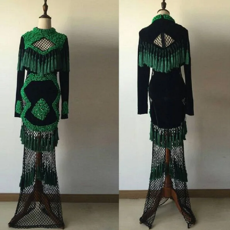 2017-long-sleeve-luxcury-brand-tassel-dark-green-long-women-gown-maxi-dress-sexy-vestidos-de