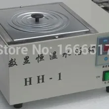 Быстрая одно отверстие цифровой лаборатория Подогрев термостатический котел для водяной бани HH-1 Y0313