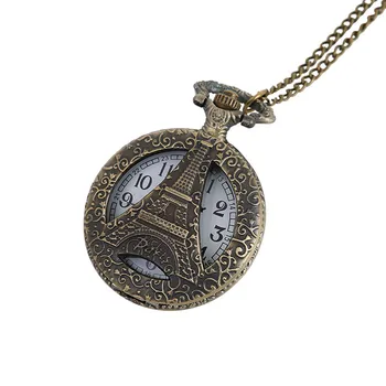 

Vintage Chain Retro Men Women Watch The Greatest Pocket Watch Necklace Clock Brass Grandpa Dad Gifts Quartz Wrist Watches reloj