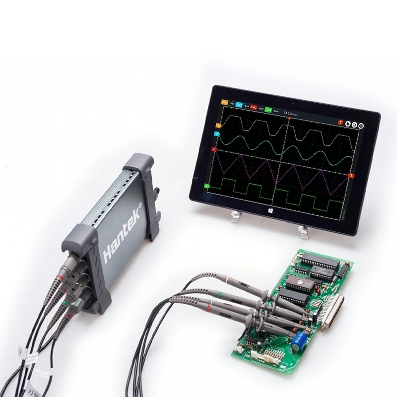 

Hantek 6254BC PC USB Based digital Oscilloscope 4CH 250MHz 1GSa/s Sample Rate Portable Virtual Osciloscopio USB2.0 Inerface