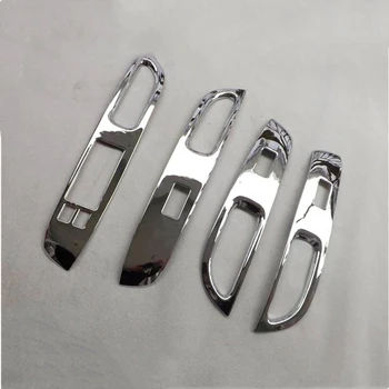 

Interior Door Handle Armrest Cover Trim for Nissan Versa Almera 2014 ABS Chrome Car Styling Stickers Car Accessories 4 Pc