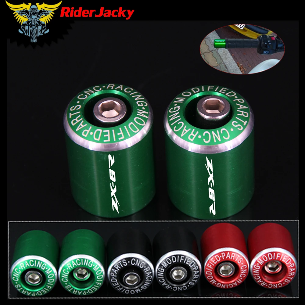 CNC мотоциклетные ручки наконечники руля ползунок крышки для KAWASAKI NINJA ZX6R ZX 6R ZX636 2000