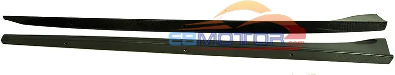 3D Style Real Carbon Fiber Side Skirts 2 pcs For BMW F06 640i 650i M6 M-Sport package