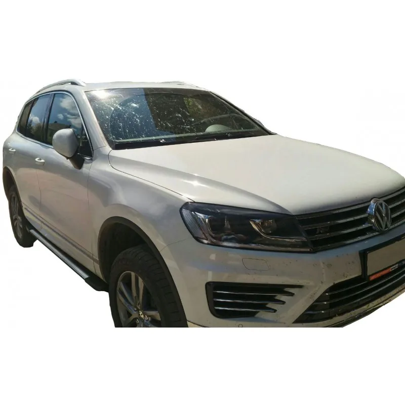 Боковые пороги(подножки) для Volkswagen Touareg FL(R-Line) ELEGANS-VTNFRL ZALIV