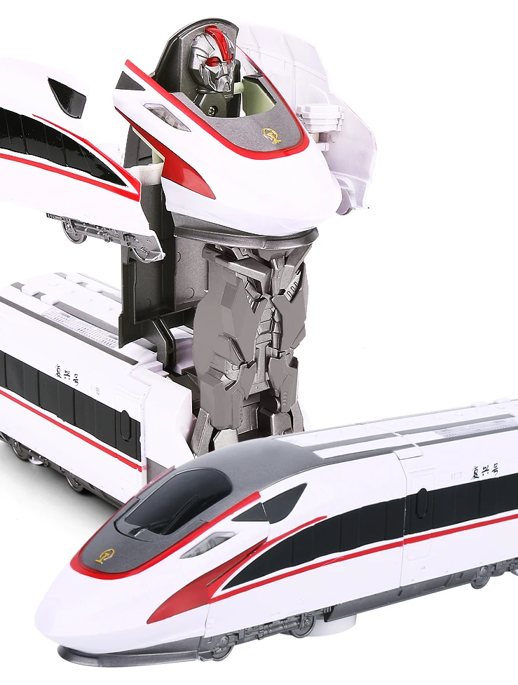 

Transforming Train Robot for Girls and Boys, Bump and Go Action, Sounds and Colorful Lights, Made of Safe, Sturdy Materials