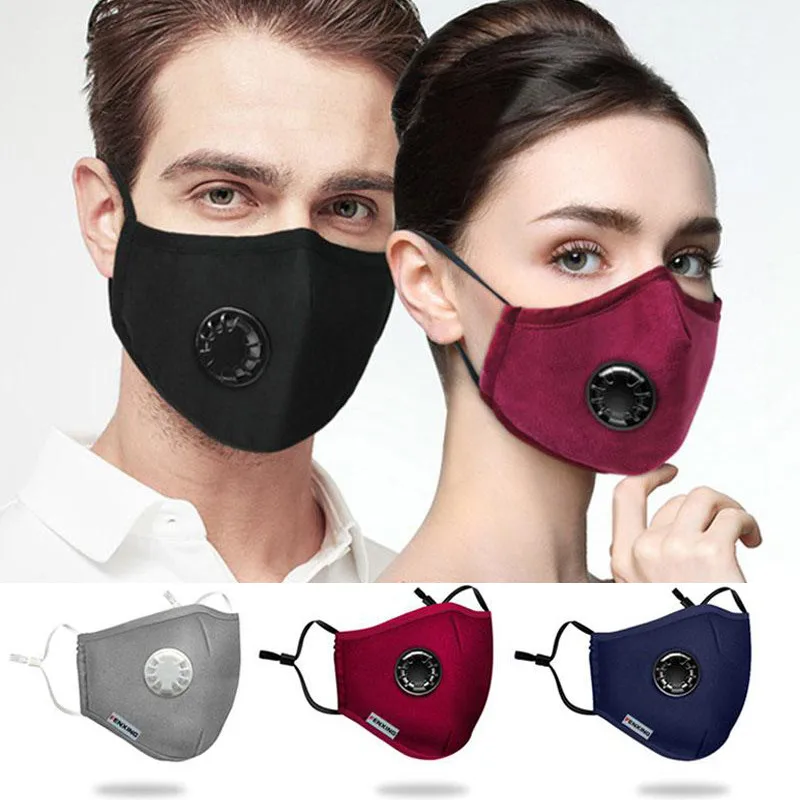 

New Anti-Fog Dustproof Respiratory Dust Mask Men & Women Anti-fog Haze Dust Pm2.5 Pollen Breathable Valve Mask