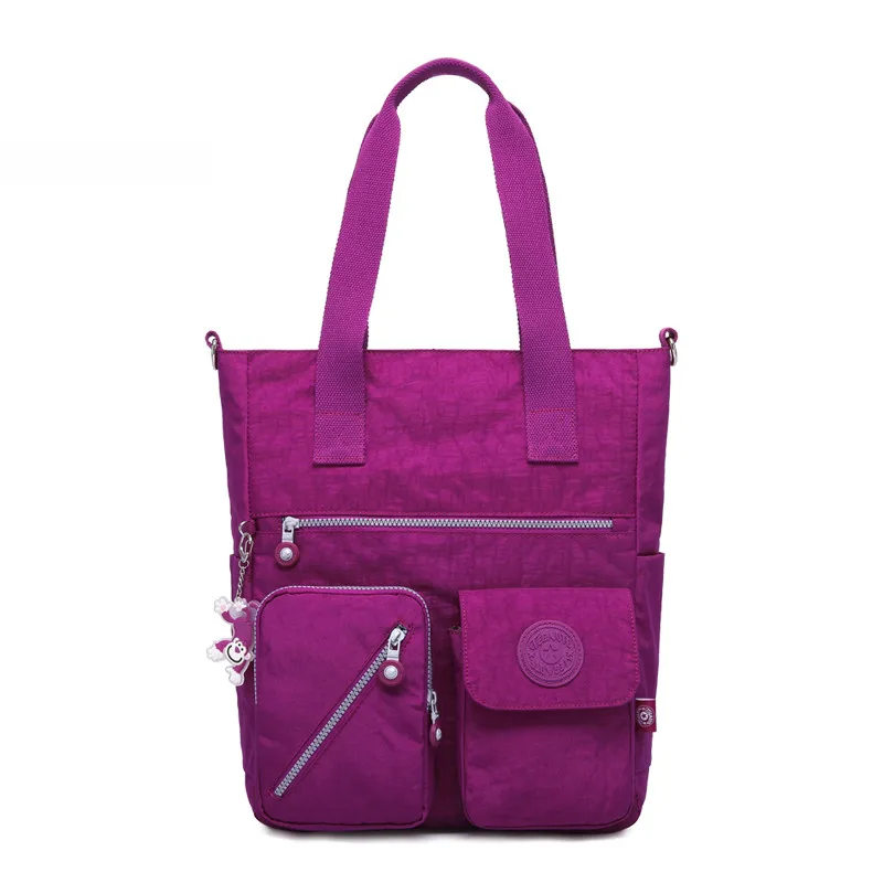 TEGAOTE, брендовые сумки, большая женская сумка, топ-ручка, повседневные женские сумки, тоут, сумка через плечо, женская большая сумка - Цвет: Purple Red