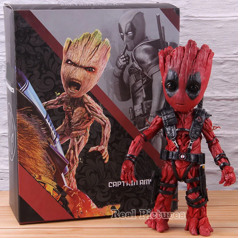

Marvel Guardians of the Galaxy Tree Man Cosplay Deadpool Action Figure PVC Tree Man Figure Collectible Model Toy