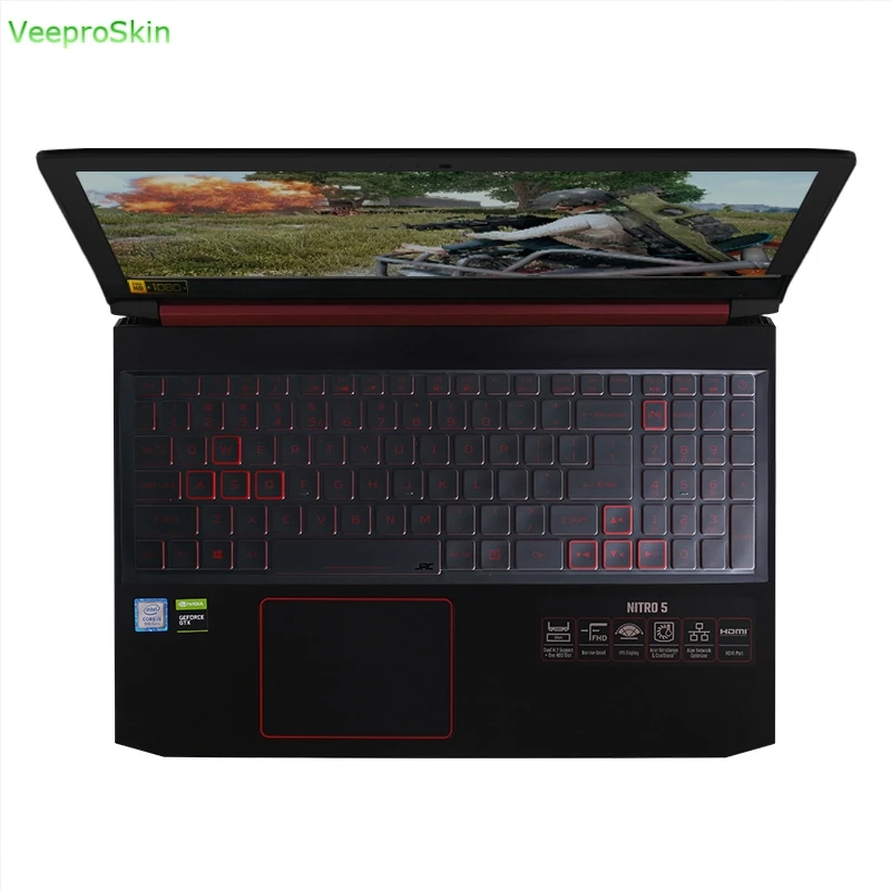 

TPU Keyboard Cover Protector skin For Acer Nitro 5 AN515 54 54W2 AN515-54 51M5 / 17.3" Acer Nitro 5 AN517-51 56YW 15.6 inch