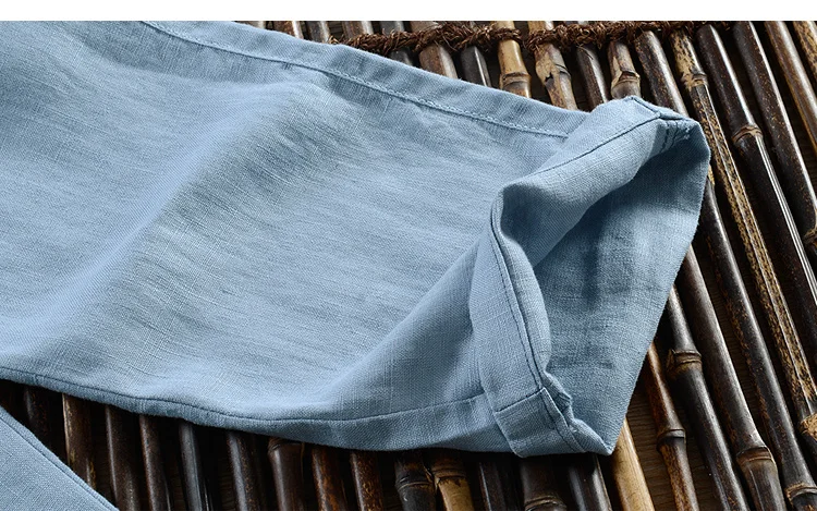 100% Quality Pure Linen Casual Pants Men Brand Long Trousers Men Business Fashion Pants For Men Pantalones Pantaloni Un Pantalon casual pants for men