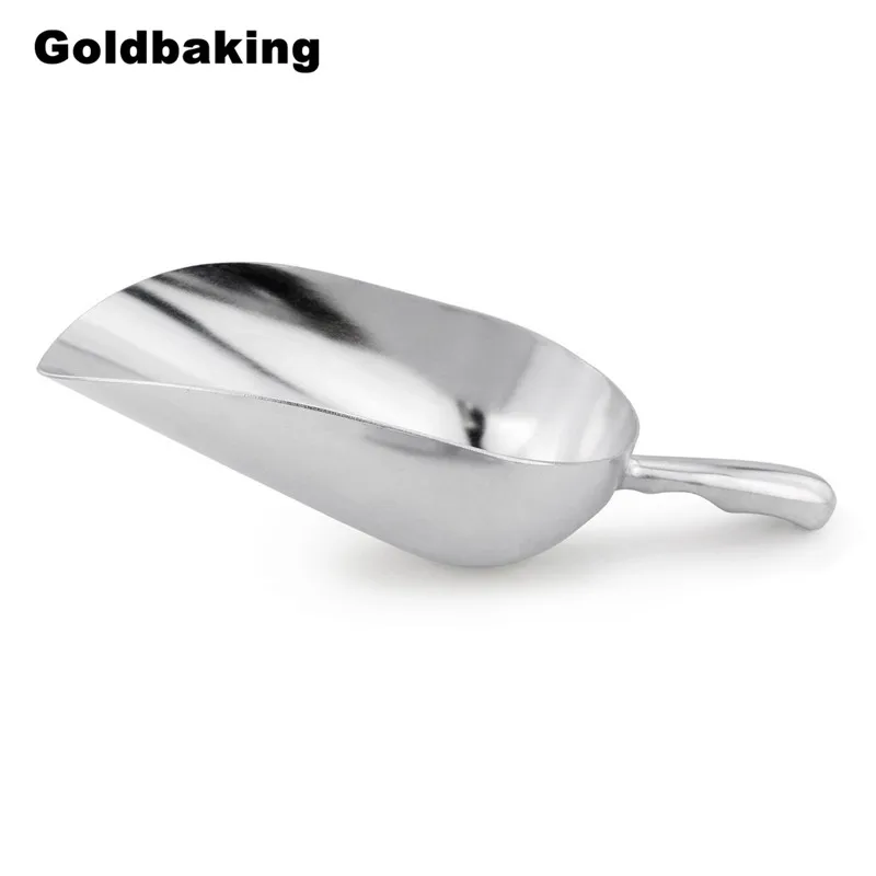 Big Size 24OZ Aluminum Ice Scoop Food Shovel Kitchen Bar Tools