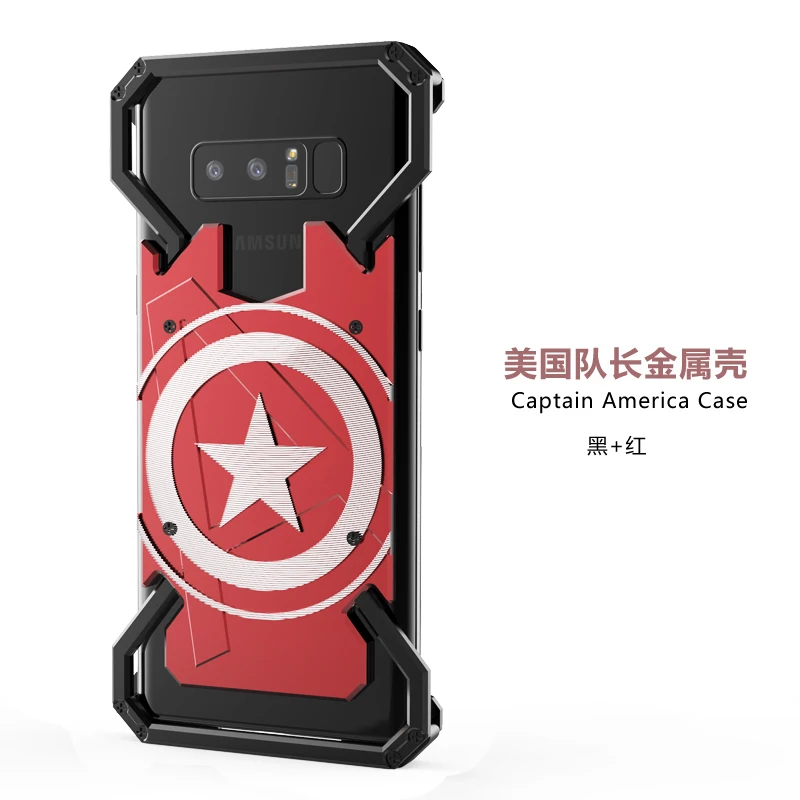 Супер герой металлический корпус для samsung Galaxy S10 S9 S8 плюс S10e примечание 9 8 5 S7 S6 Edge чехол Человек-паук мужское кольцо защитный чехол для телефона сумка