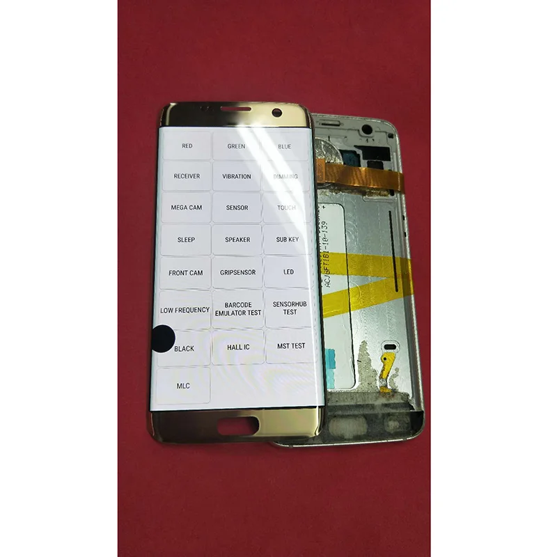 ЖК дисплей amoled 5 дюйма без рамки для SAMSUNG Galaxy s7 edge G935 G935F + дигитайзер сенсорного
