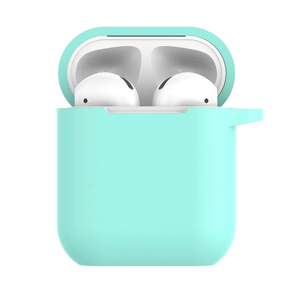 1 шт. ТПУ Силиконовые Bluetooth беспроводные наушники чехол для AirPods защитный чехол Аксессуары для кожи для Apple Airpods зарядная коробка