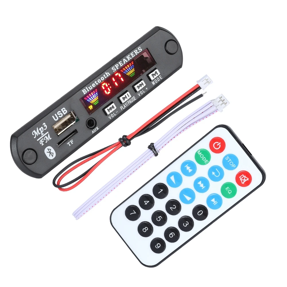 Плата декодера MP3 BT 5 0 4 вида цветов экран FM APE FLAC декодирующие платы модуль с