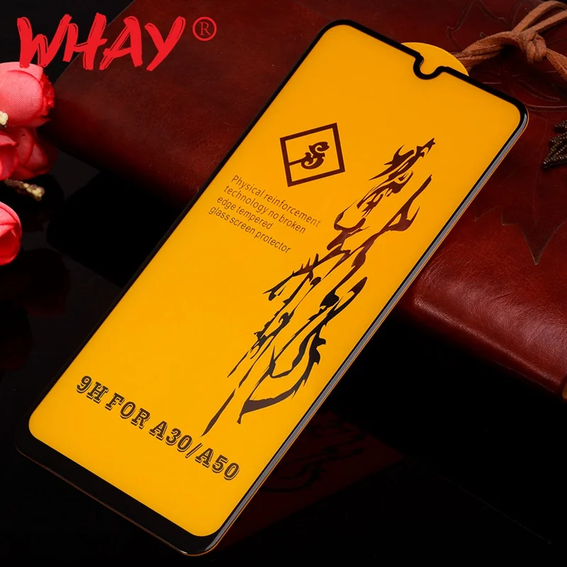 Стекло 6D для Samsung Galaxy A50 A30 защита экрана стекло A7 A6 A8 J6 J4 Plus 2018 A8S A9S M10 M20 M30