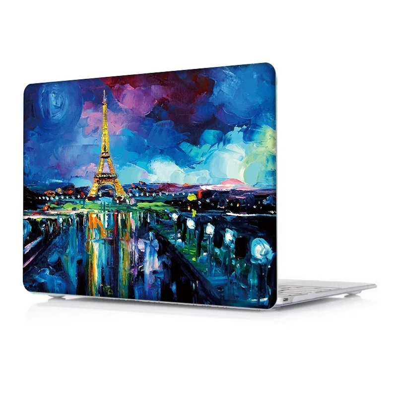 Oil painting series Painting Case for Macbook Air 11 13 Pro Retina 12 13 15 inch Colors Touch Bar Wood Laptop Cover Shell