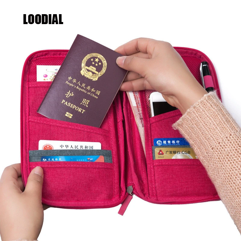 Large Capacity Travel passport cover Wallet Passport organizer Card