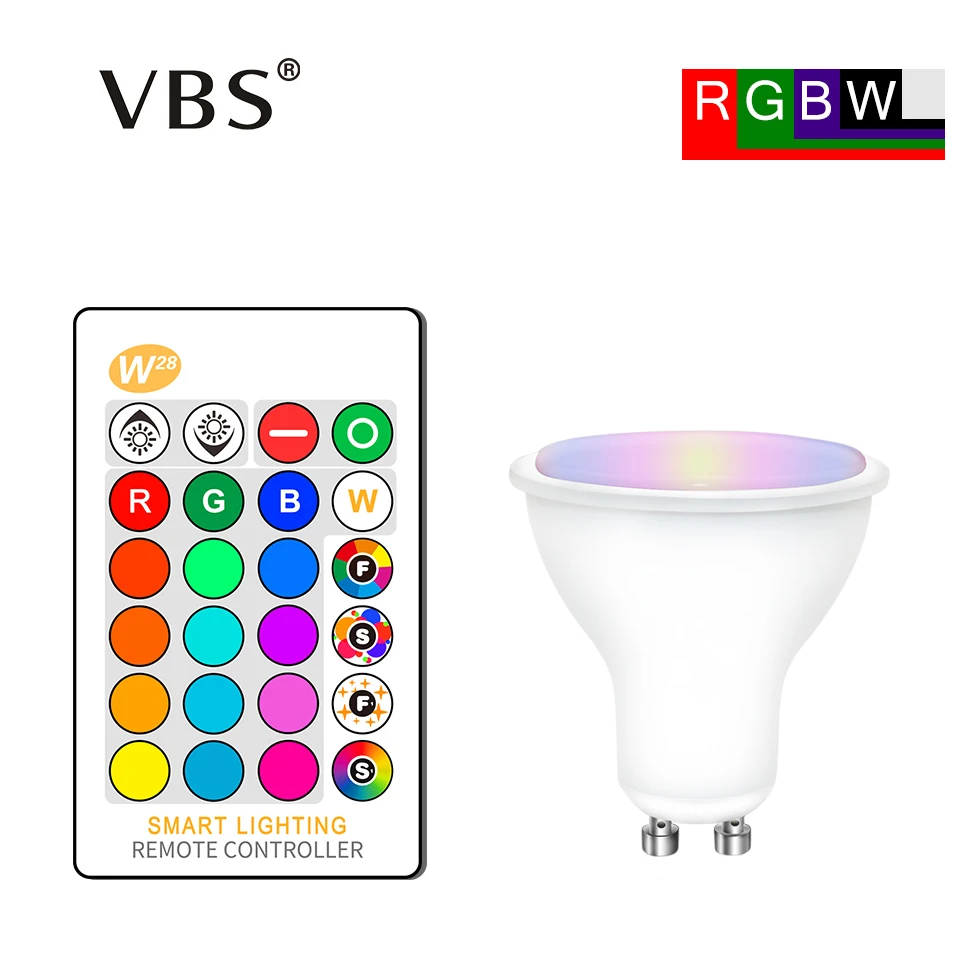 

RGB Led Bulb Led Lamp GU10 RGBW RGBWW 8W Bombillas Led GU 10 Bulbs For House 16 Colors With IR Remote RGB Led Lamp Night Light