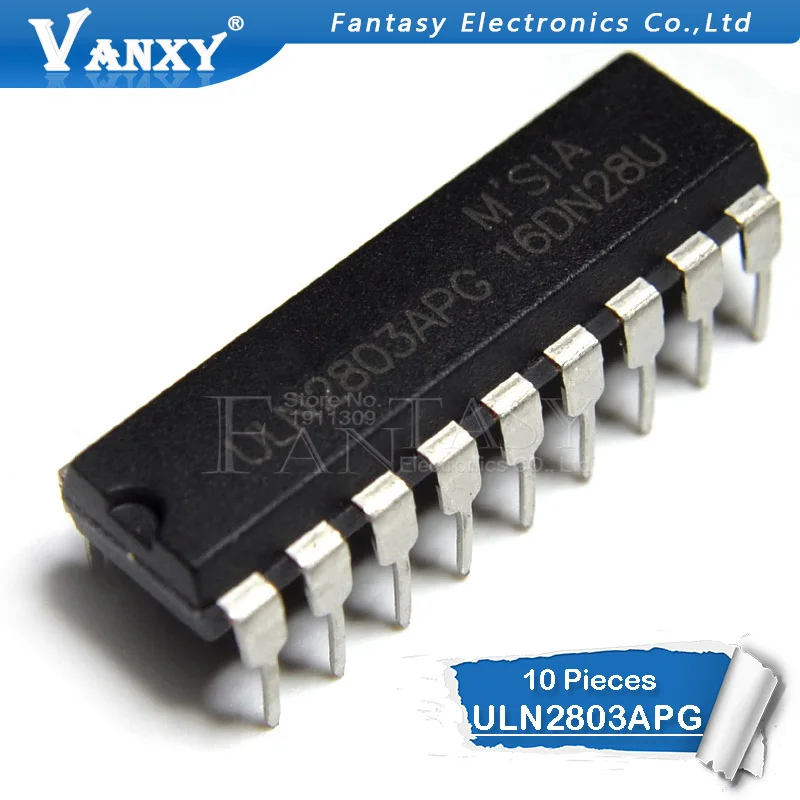 

10pcs ULN2803APG ULN2803 ULN2803A ULN2803AP DIP-18 ULN2803AN Darlington Transistors new original