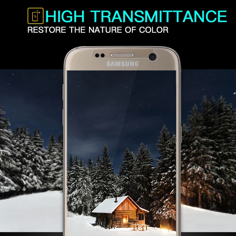 9H высококачественное закаленное стекло для Samsung Galaxy S7 S6 A6 A7 A8 Plus 2018 Защита экрана