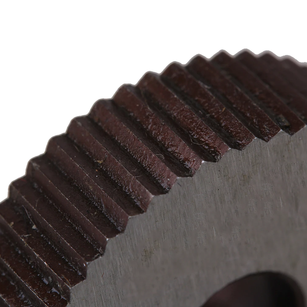 2Pcs Gear Hob Straight grain 2.5mm Wheel knurl HSS Wheel Knife Knurled Lathe Embossing Machine Tools Accessories