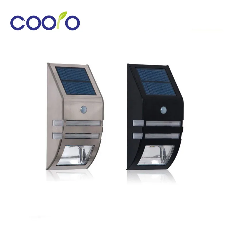 

Solar Light Solar Power Recharge Stainless PIR Human Motion Sensor Lamp IP65Waterproof Outdoor Garden Yard Led sensor Light Lamp