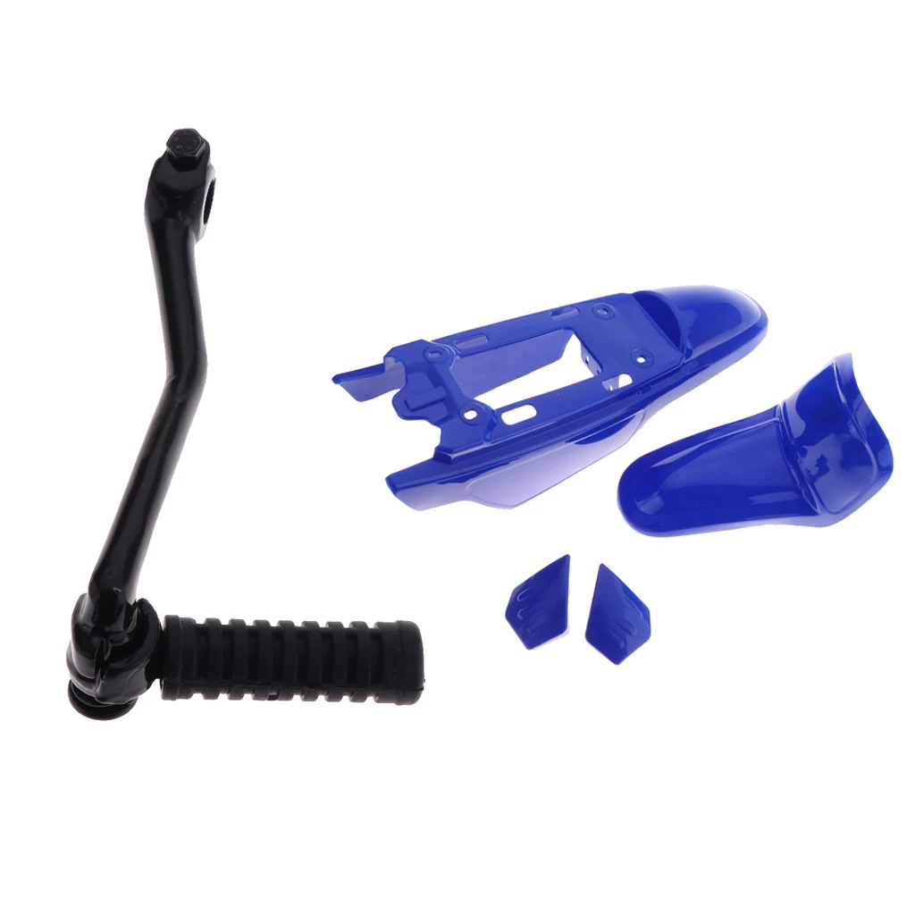 Kick Start Starter Lever Gear&Plastic Fender Fairing Kit for Yamaha PW 50 Motorcycle Gear Start Lever Front Rear Fender Fairings