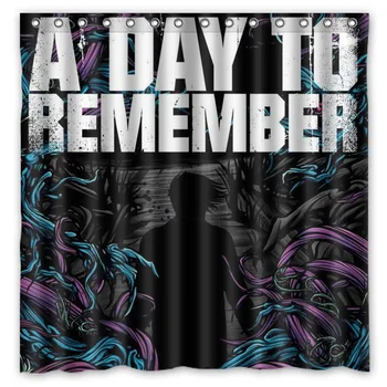 

A Day to Remember shower curtain personalized badkamer gordijn drop shipping polyester waterproof shower curtain 71*71 inch