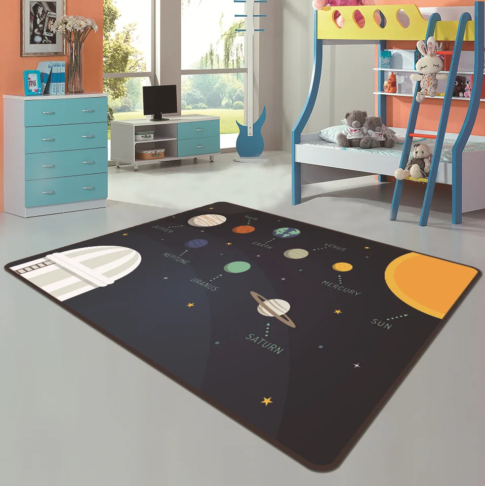 Zeegle ковер для гостиной Universe Planet ковер с рисунком для гостиной мягкий ковер для детской комнаты ковры для спальни