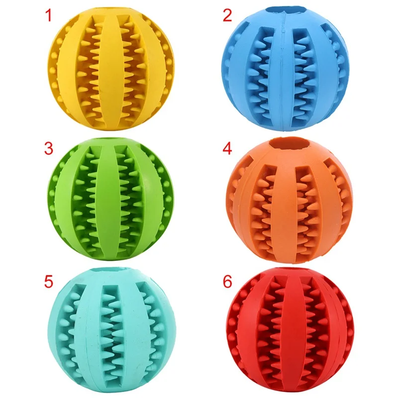 Игрушки для домашних животных экстра-Жесткий Резиновый Мяч Собаки Забавный интерактивный эластичный шарик собака жевательные игрушки для домашних животных чистка зубов мяч еды