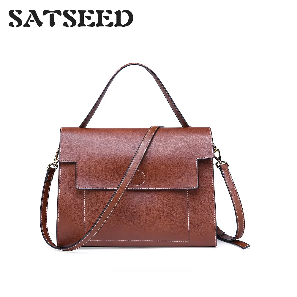 

2019 New Spring and Summer Commuter Casual Wild Shoulder Bag Retro Trend Simple Leather Handbag