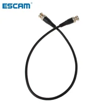 ESCAM BNC штекер-штекер никелированный прямой обжимной RG58 переходник для пигтейлов/проводов кабель 0,5 м ESCAM BNC штекер-штекер никелированный прямой обжимной RG58 переходник для пигтейлов/проводов кабель 0,5 м