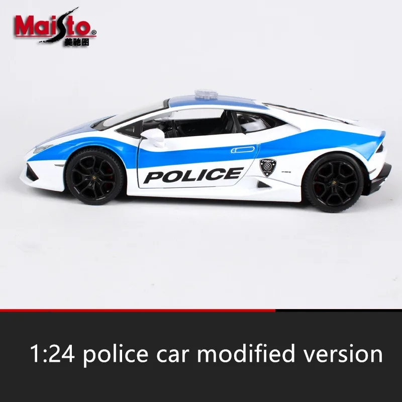 Maisto 1:24 Lamborghini Полицейская машина LP610-4 модель автомобиля из сплава украшение Коллекция игрушек инструменты подарок