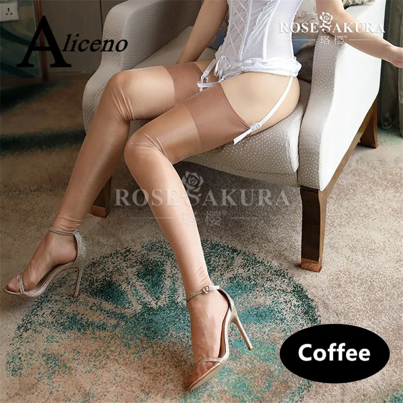 2019 Hot Sexy Thigh-high Shiny Flash Stockings Women's Multi-color Nylon Stockings Thin Vintage No Stretch Stockings 0911 2019 Hot Sexy Thigh-high Shiny Flash Stockings Women's Multi-color Nylon Stockings Thin Vintage No Stretch Stockings 0911