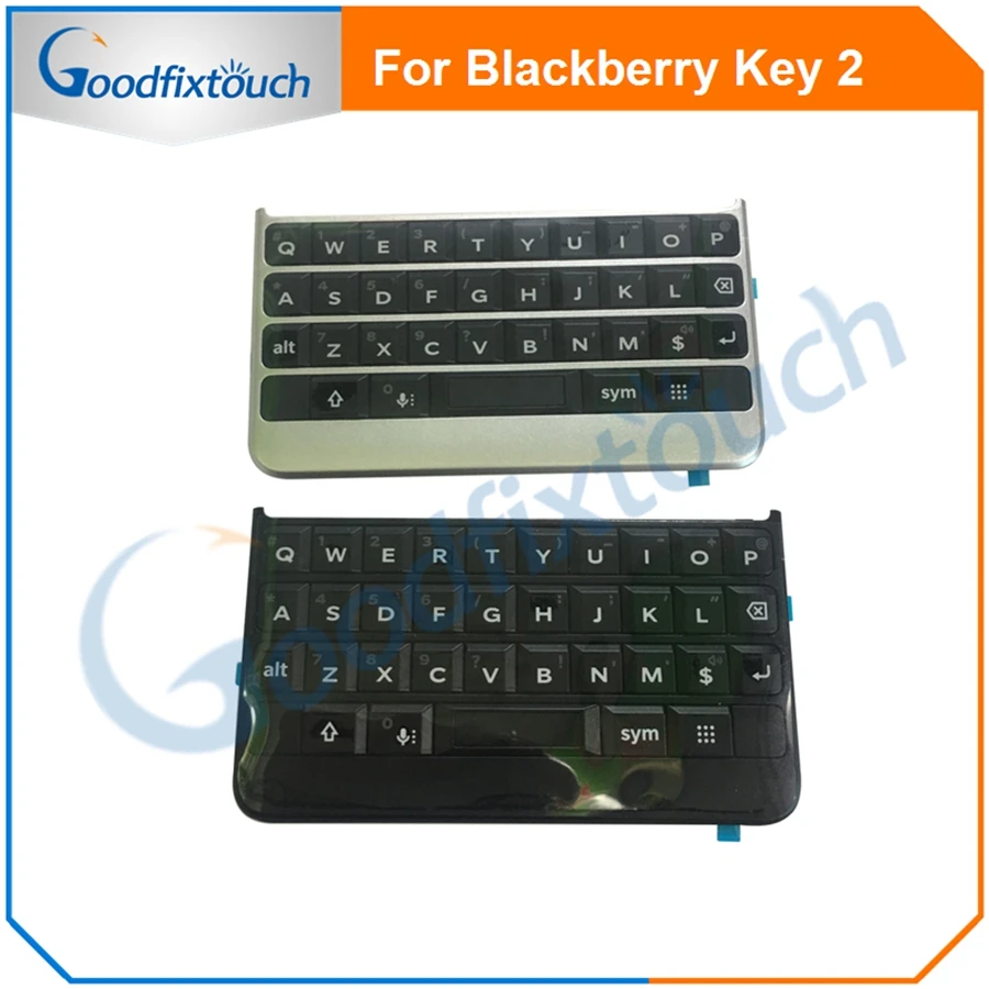 Клавиатура для BlackBerry Keytwo Key2 Клавиатура Кнопка с гибким кабелем для BlackBerry Key 2 телефон запасные части черный серебристый AAA