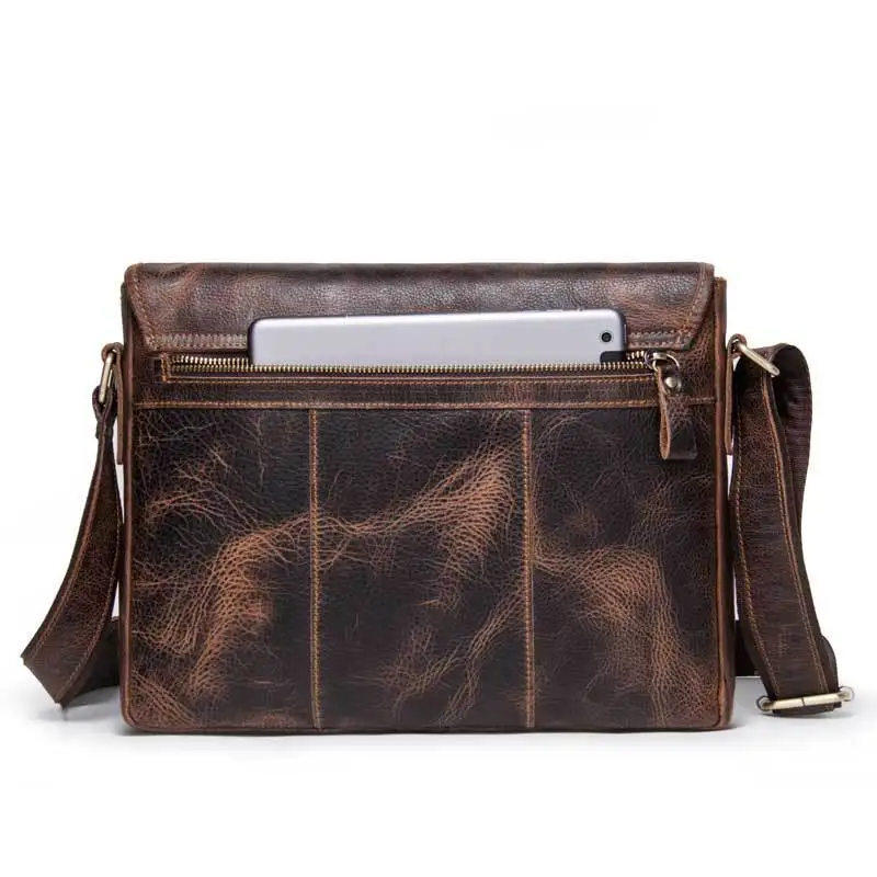 Хит, кожаный портфель Crazy Horse s для документов, мужская сумка-мессенджер, мужские сумки через плечо, деловой мужской портфель, сумка для ноутбука