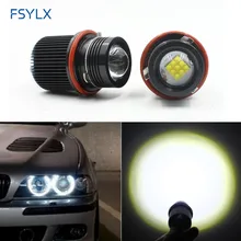 FSYLX LED Marker 2*45W 90W Angel Eyes CREEsLED Chips Canbus LED Angel Eyes for BMW E39 M5 X3 X5 E53 E87 E60 E61 E63 E64 E65 FSYLX LED Marker 2*45W 90W Angel Eyes CREEsLED Chips Canbus LED Angel Eyes for BMW E39 M5 X3 X5 E53 E87 E60 E61 E63 E64 E65