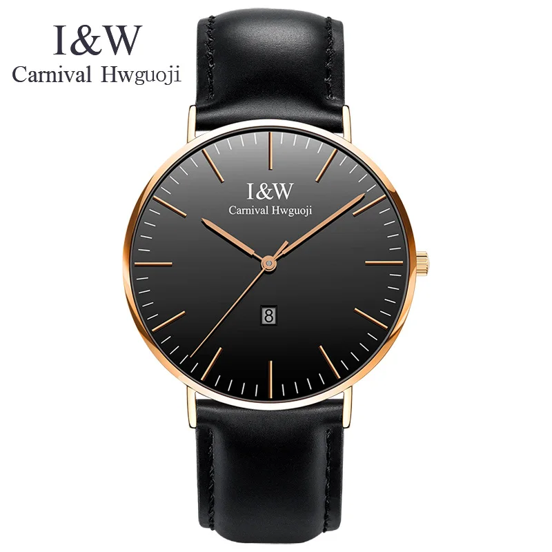 

2017 Fashion Mens Watches Top Brand Luxury Carnical Watch MenComplete Calendar Women Watches Montre Stainless Steel Simple Gift